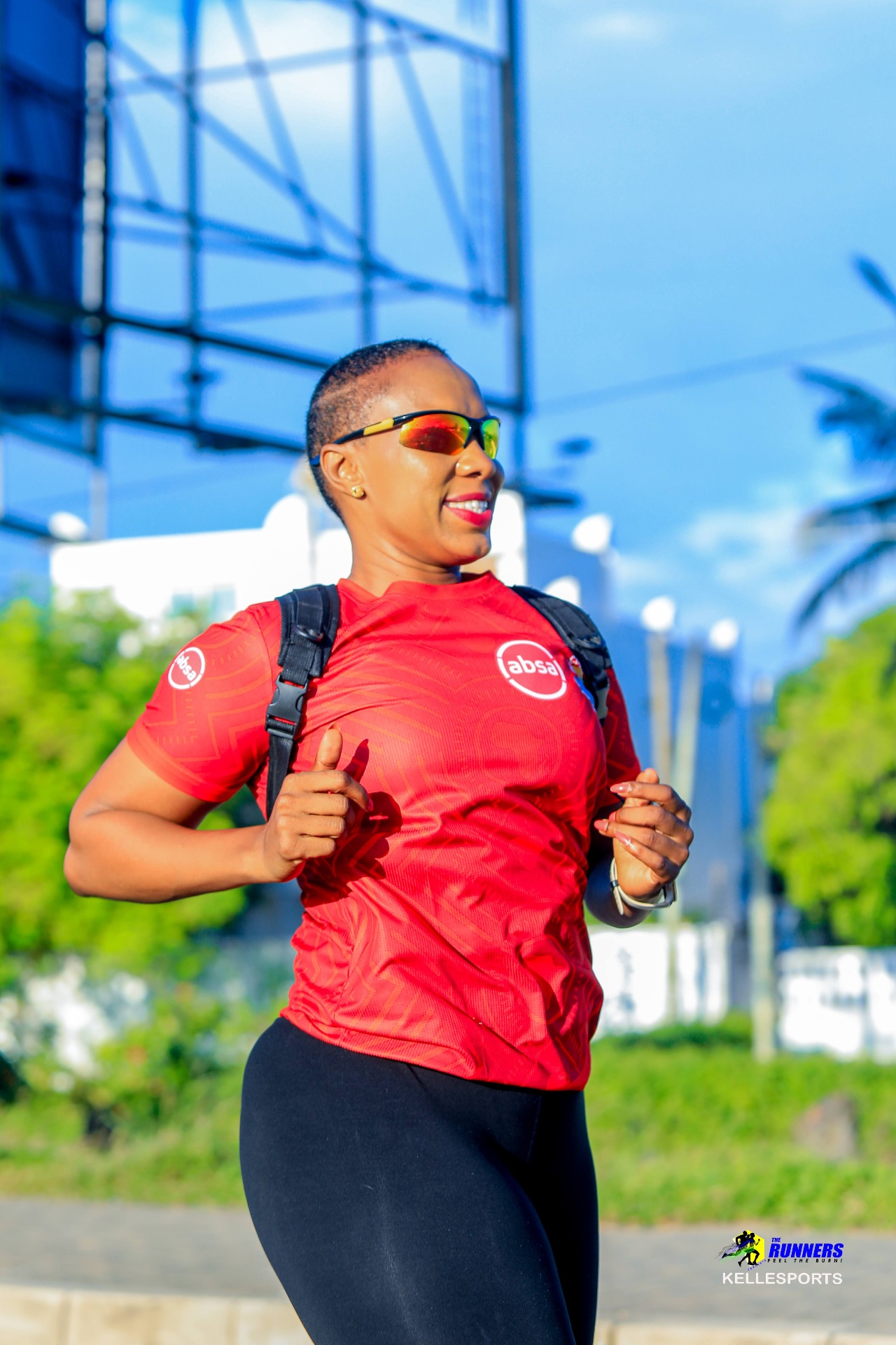 JK on a morning run in Dar es Salaam